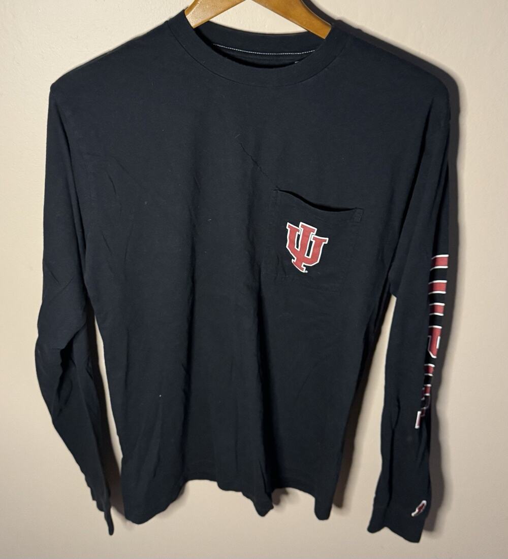 Original League IUPUI Jaguars Black Long Sleeve Shirt Medium